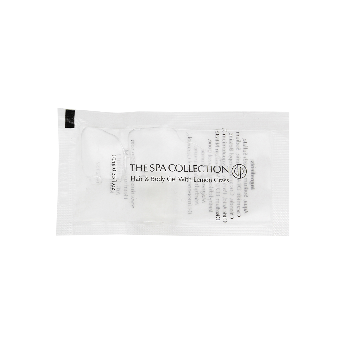 HAIR AND BODY GEL -THE SPA COLLECTION LEMONGRASS 10ML SACHET (1000 pieces)