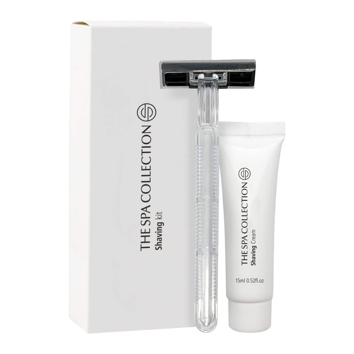 SHAVING SET IN WHITE PAPER BOX - THE SPA COLLECTION (250 pieces)