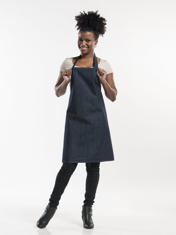 Bib apron Plain Denim 31 - Image 2