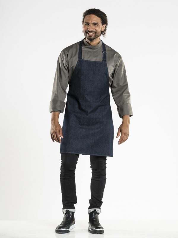 Bib apron Plain Denim 31