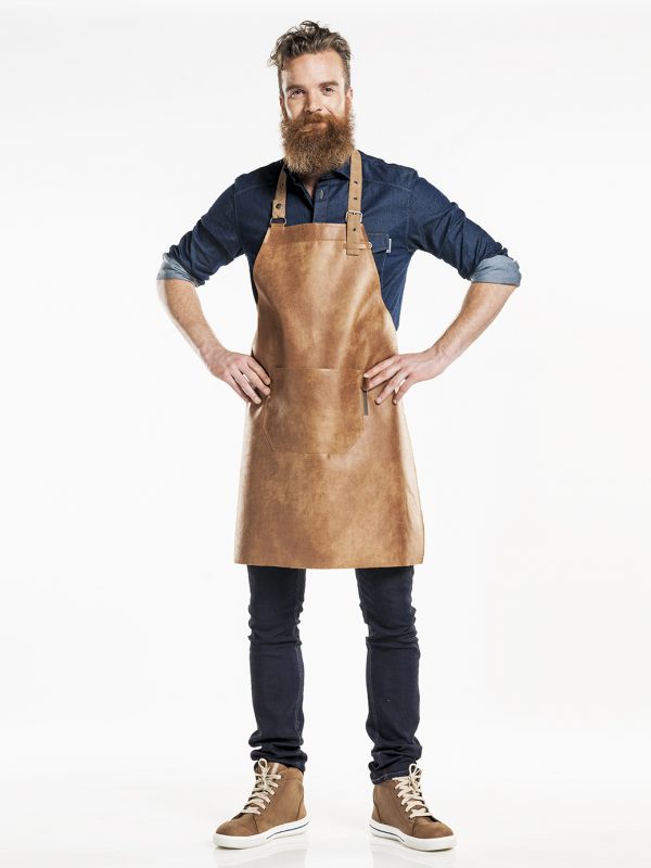 Bib apron Regular Leather