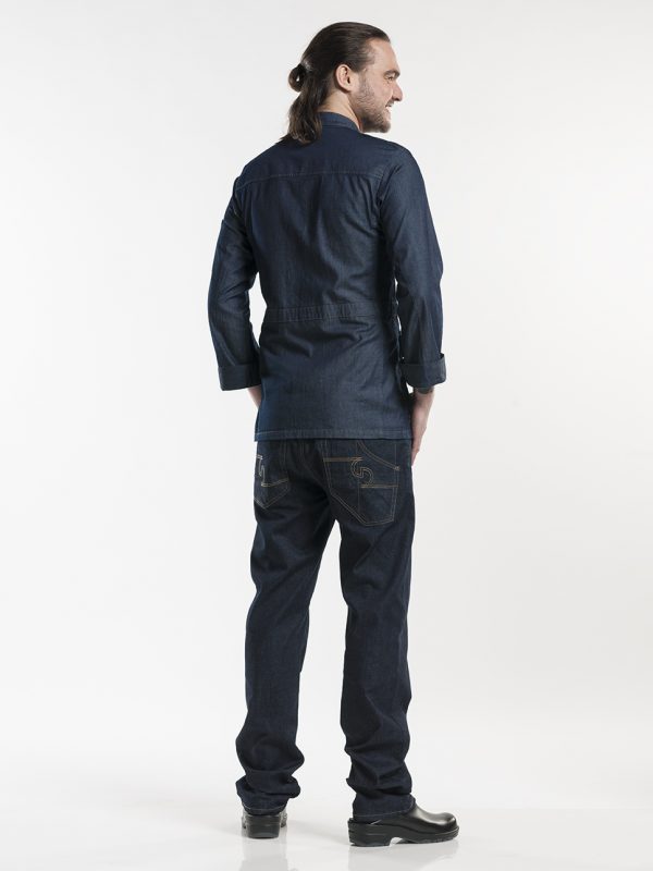 Koksbuis Parka Blue Denim Stretch - Afbeelding 2