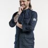 Koksbuis Parka Blue Denim Stretch