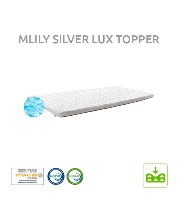 Mlily Silver Lux Toppermattress