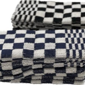 Keukenhanddoek-Zwart-blauw